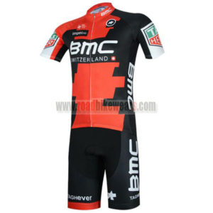 2017 Team BMC Cycling Kit Red Black