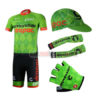 2017 Team Cannondale drapac Cycling Combo Set Green 5-pieces