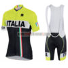 2017 Team ITALIA Sportful Cycling Bib Kit Yellow Black