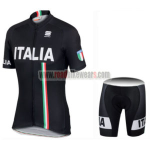 2017 Team ITALIA Sportful Riding Kit Black