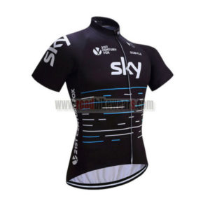 2017 Team SKY Castelli Bicycle Jersey Maillot Shirt Black