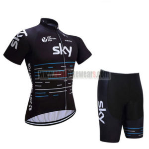 2017 Team SKY Castelli Cycle Kit Black