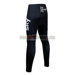 2017 Team SKY Castelli Riding Long Pants Tights Black