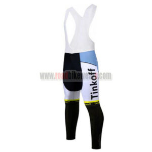 2017 Team Tinkoff Cycle Long Bib Pants Tights Yellow