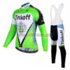 2017 Team Tinkoff Cycle Long Bib Suit Green