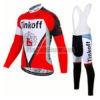 2017 Team Tinkoff Cycling Long Bib Suit Red White