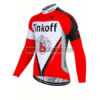 2017 Team Tinkoff Cycling Long Jersey Maillot Red White