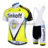 2017 Team Tinkoff Riding Bib Kit Yellow