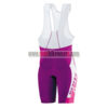 2015 Team SCOTT Women's Lady Cycle Bib Shorts Bottoms Purple White