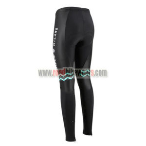 2016 Team BIANCHI Women Lady Biking Long Pants Tights Black Green