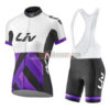 2017 Liv Womens Cycling Bib Kit White Purple Black