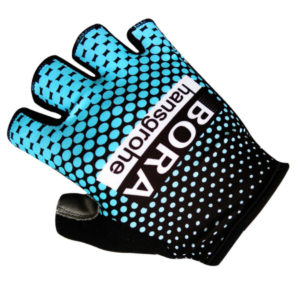 2017 Team BORA hansgrohe Cycling Gloves Mitts Black Blue