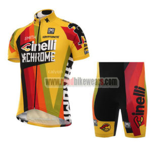 2017 Team Cinelli CHROME Cycling Kit Yellow Red