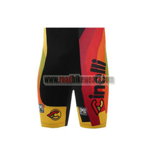 2017 Team Cinelli CHROME Cycling Shorts Bottoms Black Yellow Red