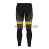 2017 Team Direct Energie VENDEE Riding Long Pants Tights Black Yellow