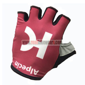 2017 Team KATUSHA Alpecin Cycling Gloves Mitts Half Fingers Red