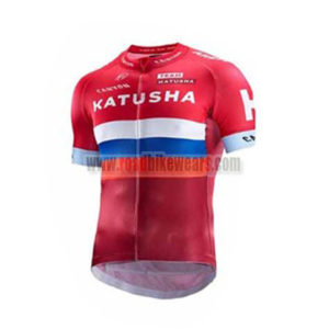 2017 Team KATUSHA Bike Jersey Maillot Shirt Red