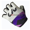 2017 Team LIV Women Cycling Gloves Mitts Half Fingers White Purple