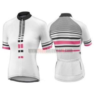 2017 Team Liv Womens Lady Bicycle Jersey Maillot Shirt White