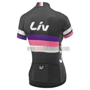 2017 Team Liv Womens Lady Bike Jersey Maillot Shirt Black Pink Purple