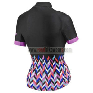 2017 Team Liv Womens Lady Cycle Jersey Maillot Shirt Black Colorful