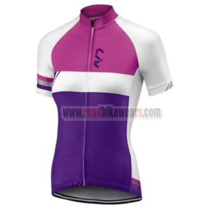 2017 Team Liv Womens Lady Cycling Jersey Maillot Shirt Pink Purple