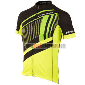2017 Team PEARL IZUMI Cycling Jersey Maillot Shirt Black Yellow