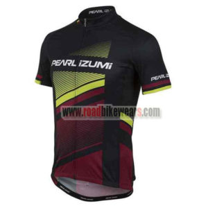 2017 Team PEARL IZUMI Cycling Jersey Maillot Shirt Black Yellow Red