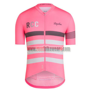 2017 Team Rapha Cycling Jersey Pink Black White