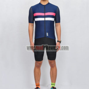 2017 Team Rapha Cycling Kit Blue Pink White