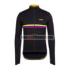 2017 Team Rapha Cycling Long Jersey Black Yellow Red