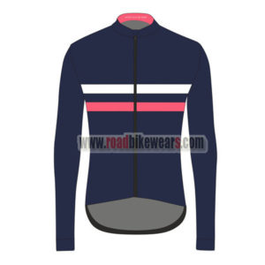 2017 Team Rapha Cycling Long Jersey Blue Pink White