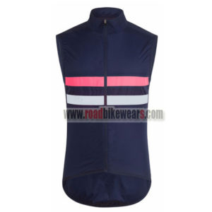 2017 Team Rapha Cycling Sleeveless Vest Blue Pink White