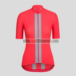 2017 Team Rapha Women Cycling Jersey Maillot Shirt Red
