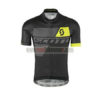 2017 Team SCOTT Cycle Jersey Maillot Shirt Black Grey Yellow