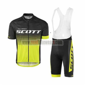 2017 Team SCOTT Racing Bib Kit Yellow Black