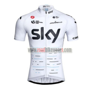 2017 Team SKY Cycling Jersey Maillot Shirt White