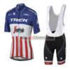2017 Team TREK Segafredo US American Champion Cycling Bib Kit Blue Red
