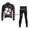 2010 Team FDJ Cycling Long Suit Black