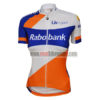 2015 Team Rabobank Womens Lady Cycling Jersey Maillot Shirt White Blue Orange