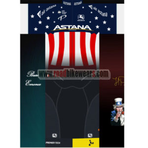2017 Team ASTANA America Champion Cycling Set Blue Red