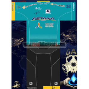 2017 Team ASTANA Cycling Set Blue Black