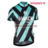 2017 Team BIANCHI Womens Lady Cycling Jersey Maillot Shirt Black Blue