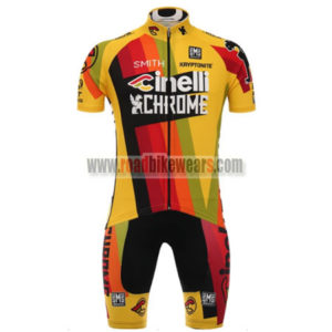 2017 Team Cinelli CHROME Cycling Set Yellow Red Black