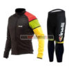 2017 Team Cinelli Cycling Long Suit Black Yellow Red