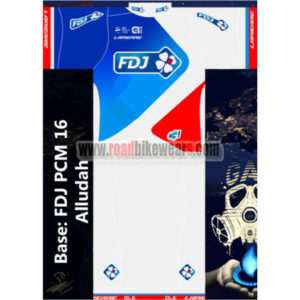 2017 Team FDJ Cycling Set Blue White