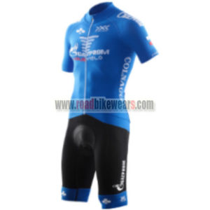 2017 Team GAZPROM COLNAGO Cycling Kit Blue Black