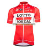 2017 Team LOTTO SOUDAL Cycling Jersey Maillot Red