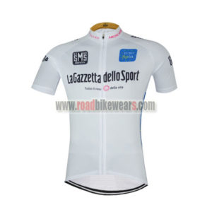 2017 Team LaGazzetta dello Sport Cycling Jersey Maillot Shirt White