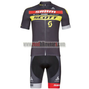 2017 Team SCOTT SRAM Cycling Set Black